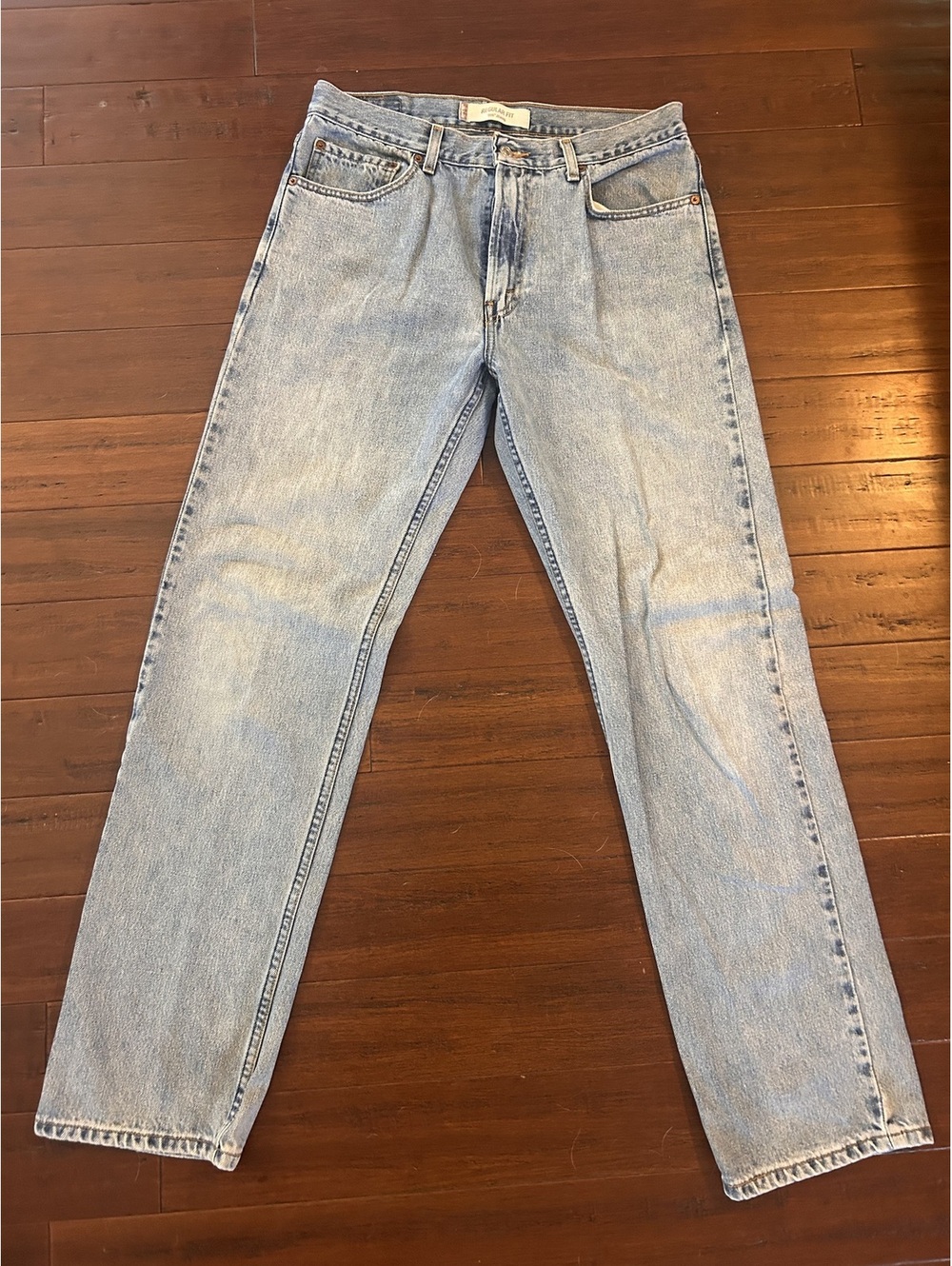 Levi's 505 Regular Fit Jeans Light Blue Denim W34 L34